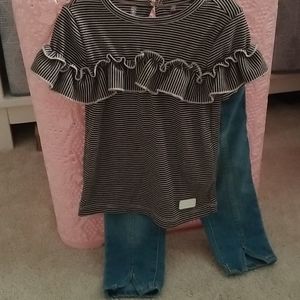 7 for all man kind shirt and Jean set